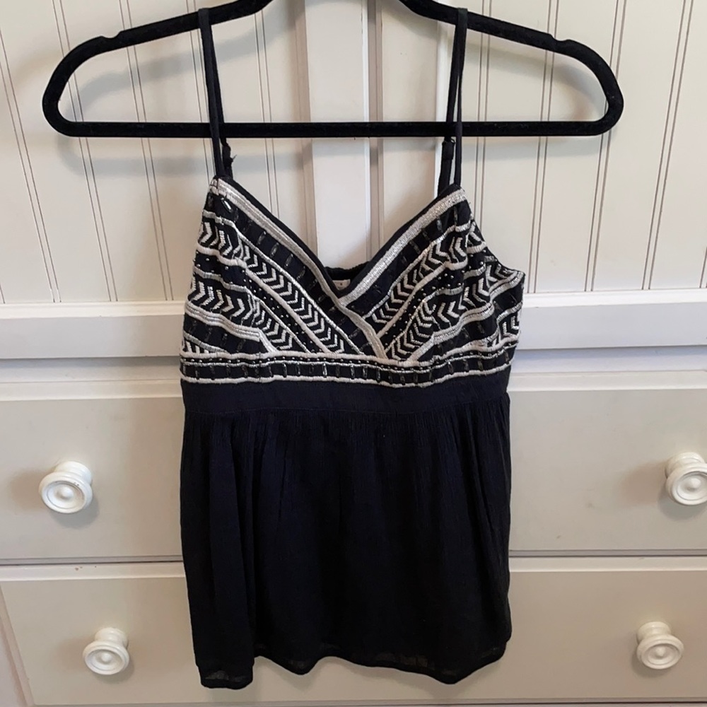 Hollister fancy tank top